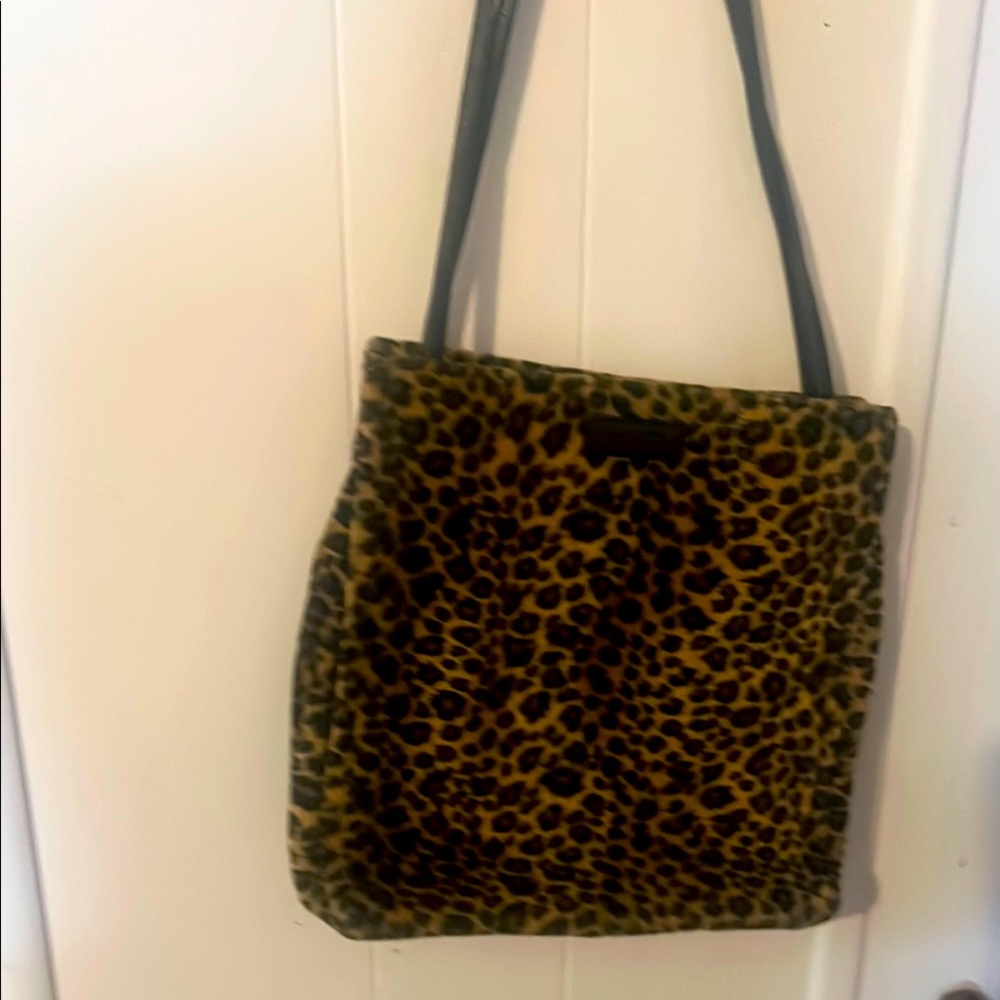 New York & Company Animal Print Shoulder Bag in Brown and Black